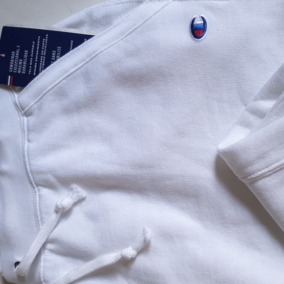 Champion women's fleece joggers sweatpants Powerblend size L white - Picture 2 of 5